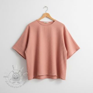 Tetra Tkanina/Muslin soft rose ORGANIC