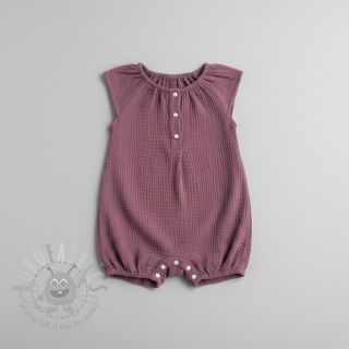 Tetra Tkanina/Muslin purple ORGANIC