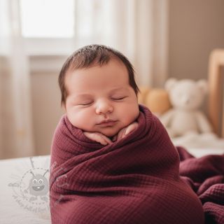 Tetra Tkanina/Muslin berry ORGANIC