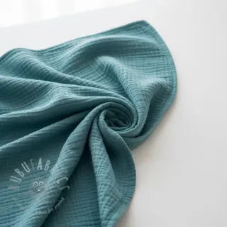 Tetra Tkanina/Muslin blue shadow ORGANIC