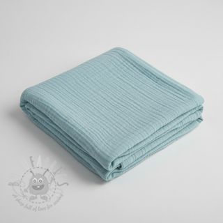 Tetra Tkanina/Muslin teal ORGANIC