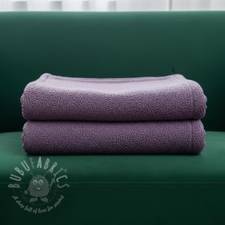 Fleece TEDDY DOUBLE SIDED mulberry