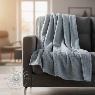 Fleece TEDDY DOUBLE SIDED pale turquoise