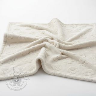 Flis Paw prints ecru