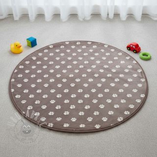 Wellness Fleece Dog paw beige