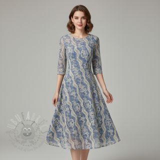 Pamuk JEANS EMBROIDERY Flora design B