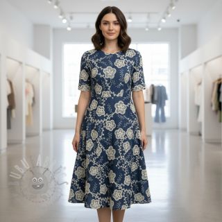 Pamuk JEANS EMBROIDERY Flora design C