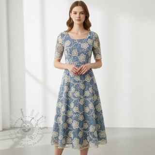 Pamuk JEANS EMBROIDERY Flora design D