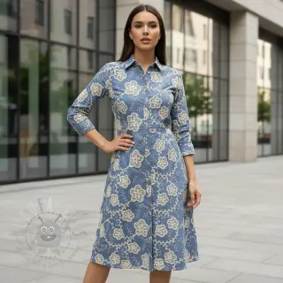 Pamuk JEANS EMBROIDERY Flora design D