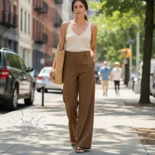 JEANS Denim camel