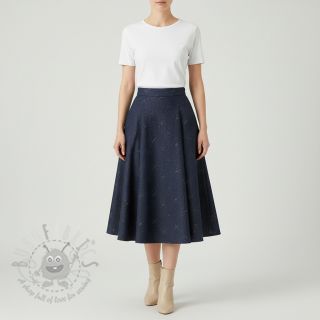 Pamuk JEANS Glitter small dots