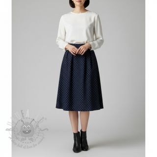 JEANS JACQUARD Ragged dots jeans