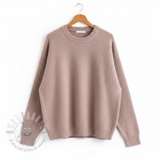 Pletenina Paris bouclé rose