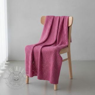 Pletenina jacquard Diamond pink