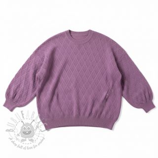 Pletenina jacquard Diamond lavender