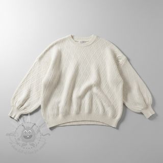 Pletenina jacquard Diamond off white