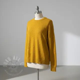 Pletenina BIG KNIT DOT ochre