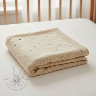 Pletenina BIG KNIT DOT naturals