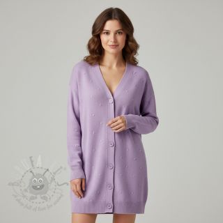 Pletenina BIG KNIT DOT violet