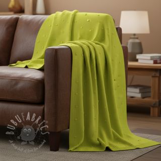 Pletenina BIG KNIT DOT bright green