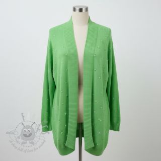 Pletenina BIG KNIT DOT grass green