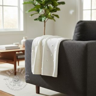 Pletenina BIG KNIT DOT off white