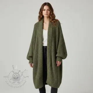 Pletenina BIG KNIT camo green