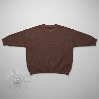 Pletenina BIG KNIT dark brown