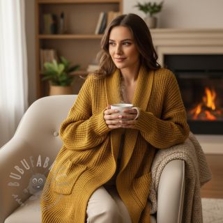 Pletenina BIG KNIT mustard