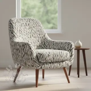 Pletenina jacquard Comfy Blurry Ikat grey
