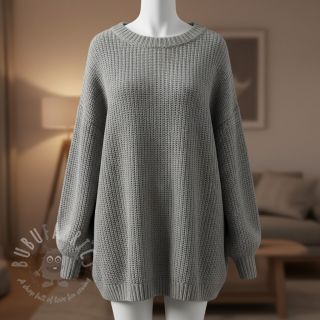Pletenina BIG KNIT light grey
