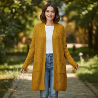 Pletenina BIG KNIT yellow