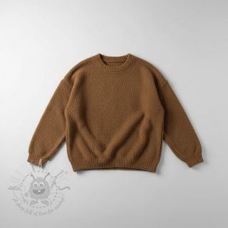 Pletenina Paris bouclé brown