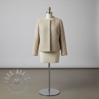 Tkanina za kapute TEDDY light sand