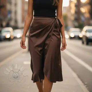 Saten SOIVÉ dark brown
