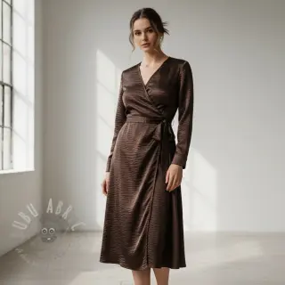 Saten DION dark brown