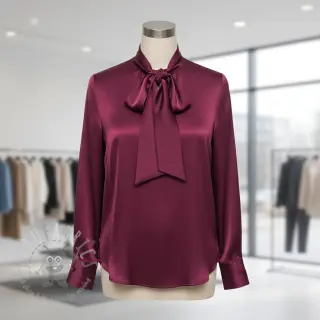 Saten SOIVÉ bordeaux