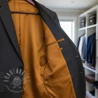 Saten cognac