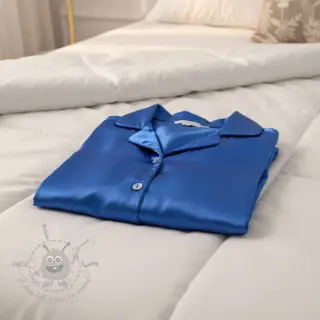 Saten cobalt