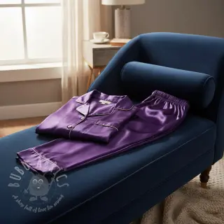 Saten dark purple