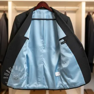 Saten light blue