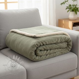 Rastezljivi baršun Cofur fleece camo green