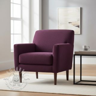 Baršun 6W WASHED STRETCH aubergine