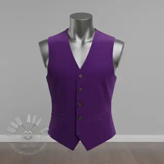 Baršun 6W WASHED STRETCH purple