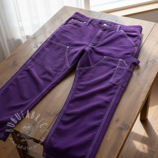 Baršun 6W WASHED STRETCH purple