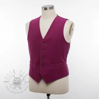 Baršun 6W WASHED STRETCH fuchsia
