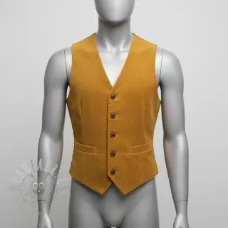 Baršun 6W WASHED STRETCH ochre