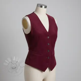 Baršun 6W WASHED STRETCH berry