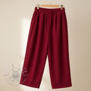 Baršun 6W WASHED STRETCH dark red
