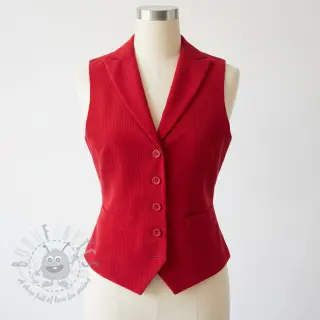 Baršun 6W WASHED STRETCH red